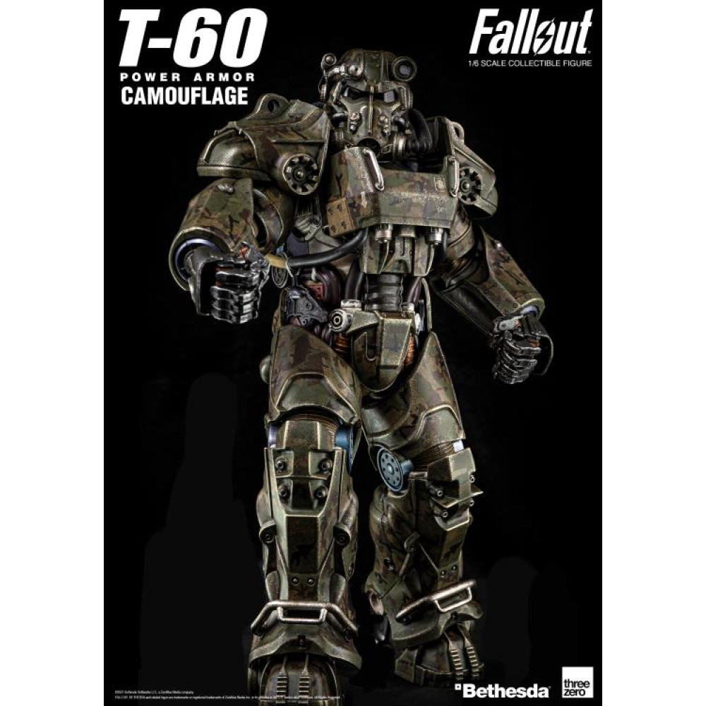 Коллекционная Фигурка из игры Fallout - Броня T-60 Power Armor Camouflage/  Купить в интернет магазине Crazy-hero.com