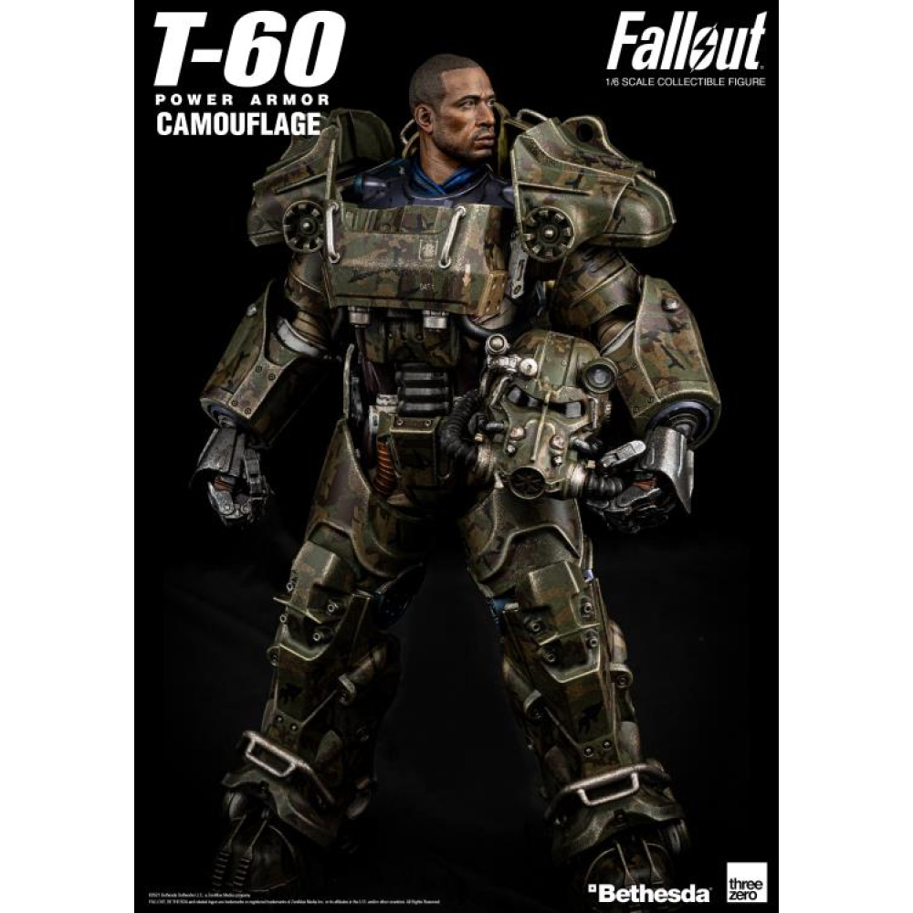 Коллекционная Фигурка из игры Fallout - Броня T-60 Power Armor Camouflage/  Купить в интернет магазине Crazy-hero.com