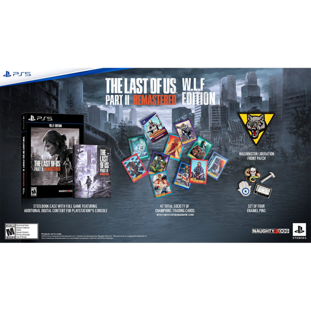 Коллекционное издание The Last of Us Part II Remastered W.L.F Edition PS5/  Купить в интернет магазине Crazy-hero.com