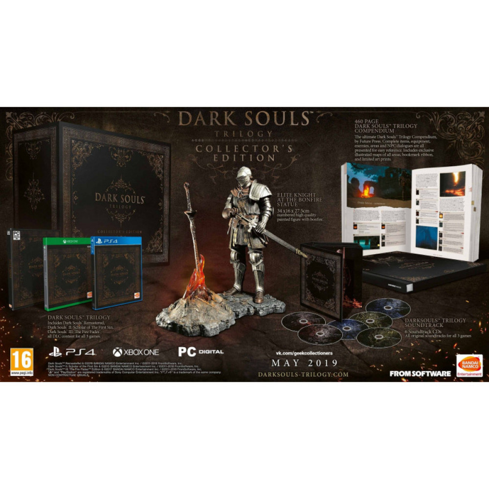 Коллекционное издание Dark Souls III Trilogy: Collectors Edition PS4/  Купить в интернет магазине Crazy-hero.com