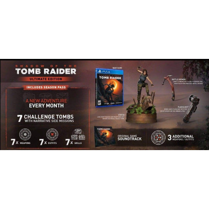 Коллекционное издание Shadow Of The Tomb Raider Ultimate Edition PS4