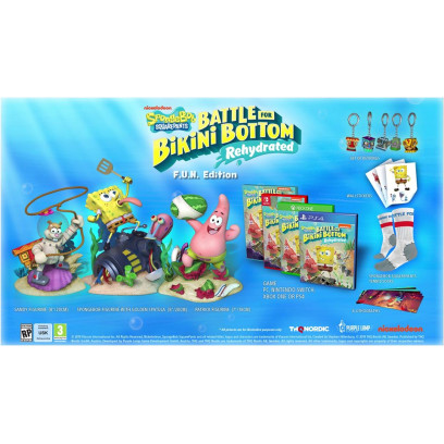 Коллекционное издание SpongeBob SquarePants: Battle for Bikini Bottom - Rehydrated - F.U.N. Edition PS4