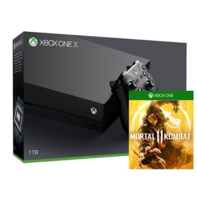 Xbox ONE X 1TB + игра Mortal Kombat XI