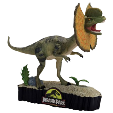 Статуя из фильма Парк юрского периода - Дилофозавр (Dilophosaurus)