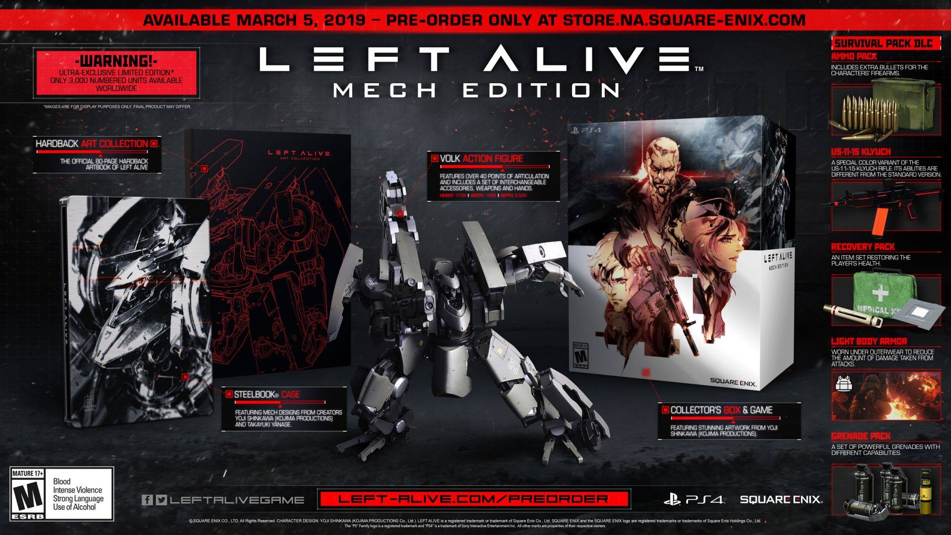 Коллекционное издание LEFT ALIVE - MECH Edition/ Купить в интернет магазине  Crazy-hero.com