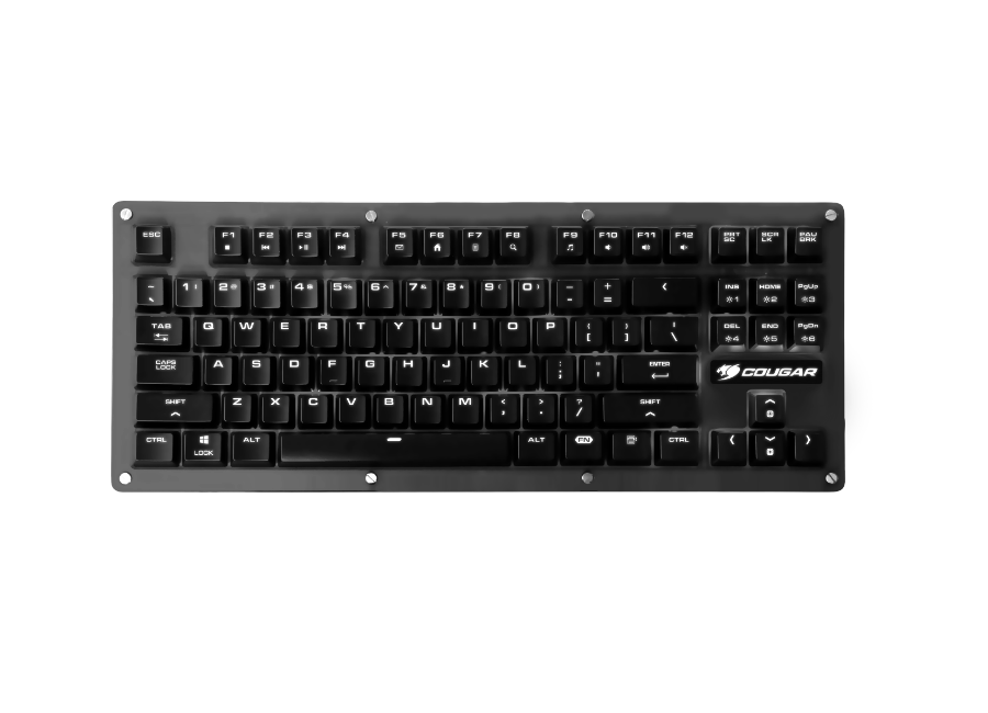 cougar puri tkl rgb mechanical gaming keyboard