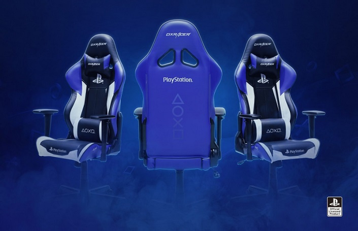 Игровое кресло DXRacer Racing OH/RZ90/INW PlayStation Edition/ Купить в  интернет магазине Crazy-hero.com
