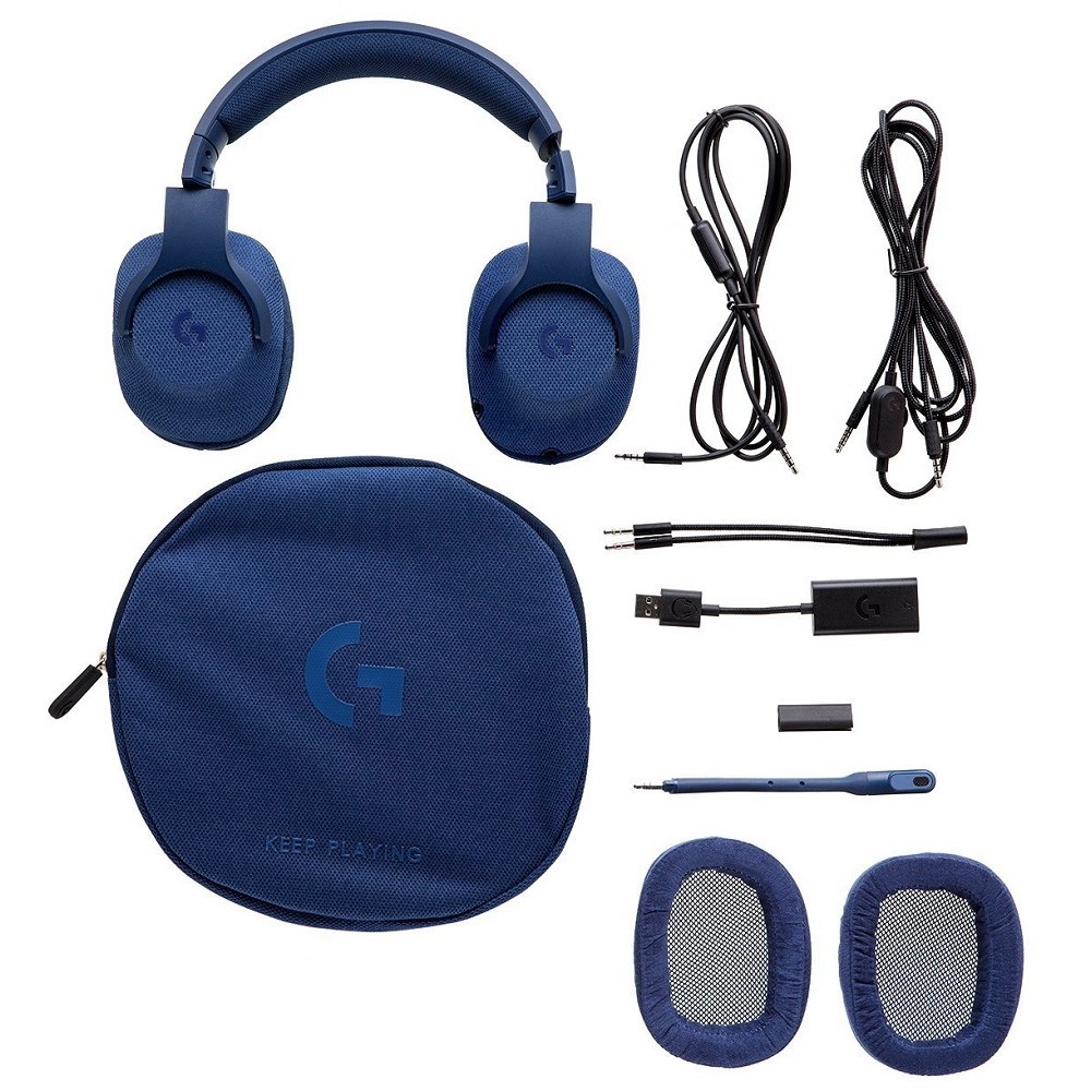 Игровые наушники Logitech G433 Royal Blue / Купить в интернет магазине  Crazy-hero.com