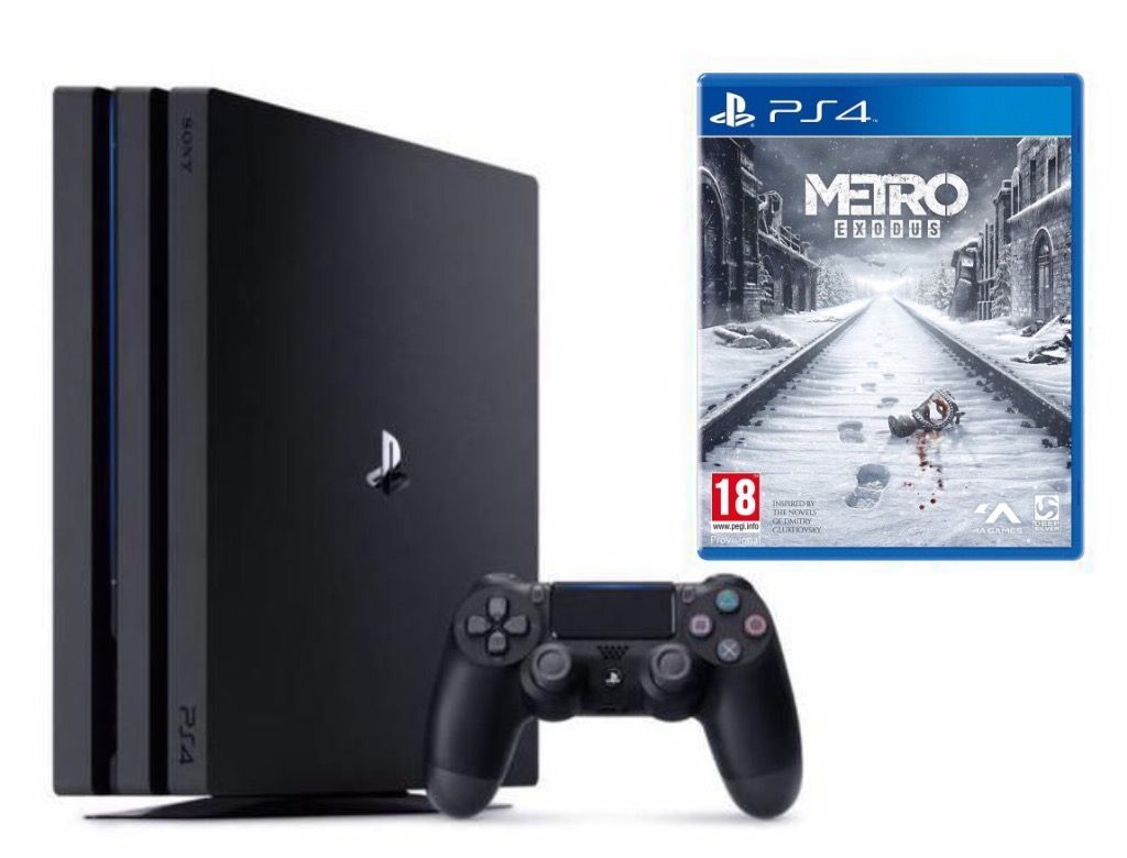 Игровая приставка Sony PlayStation 4 PRO 1 Tb + Игра METRO Exodus / Купить  в интернет магазине Crazy-hero.com